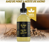 Raiz de Poke y Aceite de Ricino
