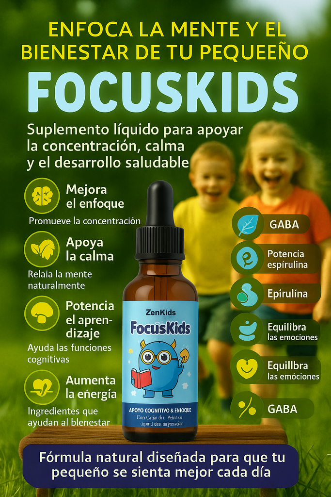 FocusKids - Suplemento para niños**