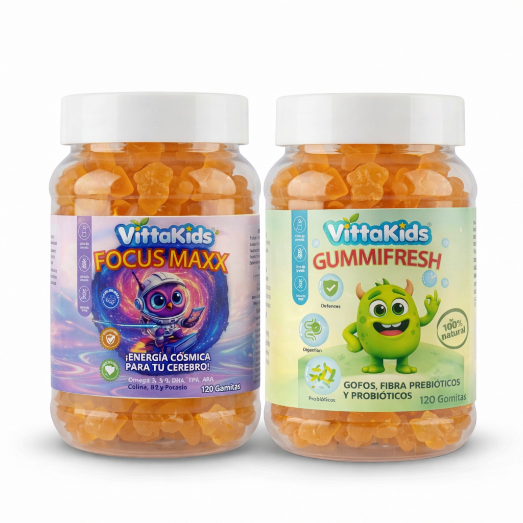 COMBO DESARROLLO TOTAL: 1 GummiFresh + 1 Focus Maxx*