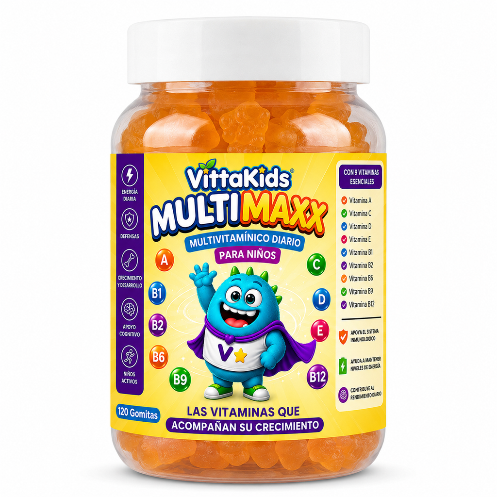 MULTIMAXX: Gomitas con 9 vitaminas esenciales